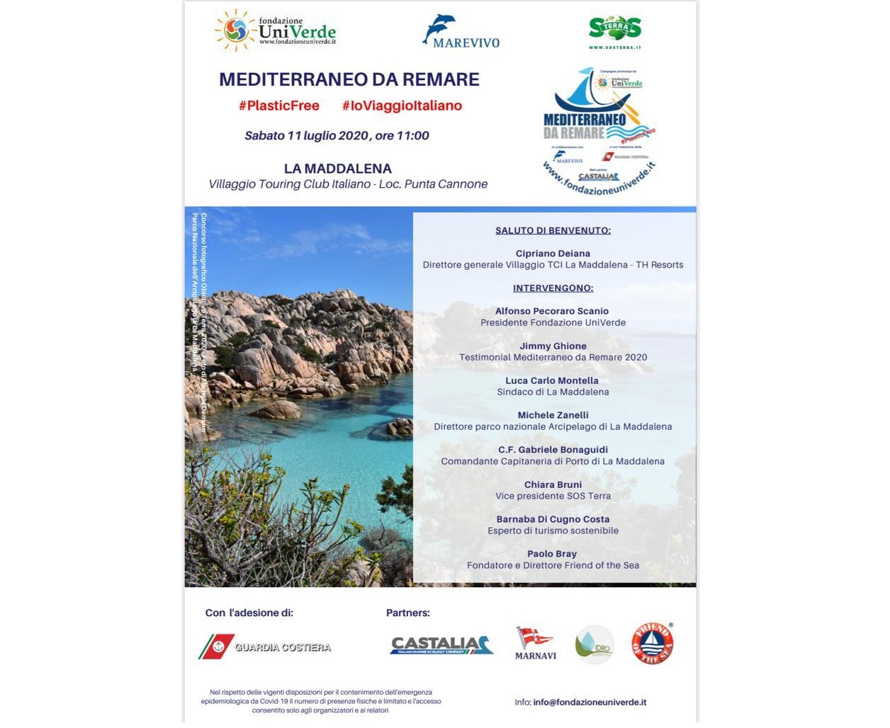 Torna “Mediterraneo da remare”, Pecoraro Scanio “Stop plastica a mare”