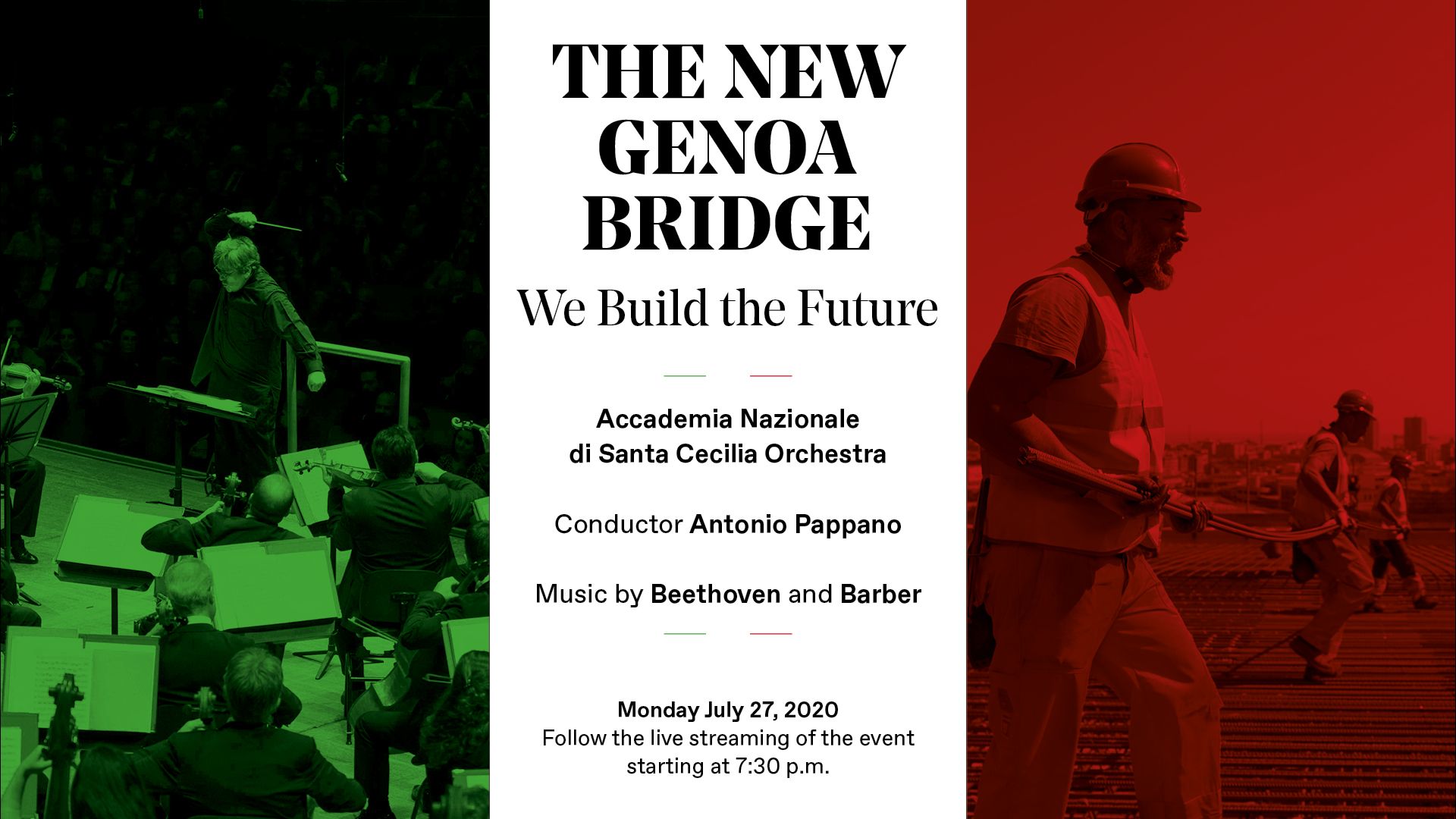 “Il nuovo Ponte di Genova”, una serata in memoria delle vittime