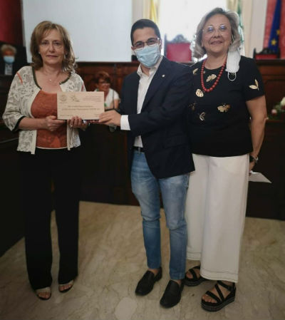 Gagliano. Targa Rotary Nicosia a Misericordia e Caritas