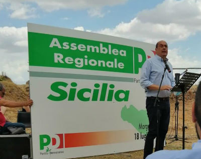 Aidone. Pd, Zingaretti apre congresso regionale dem: “Anche in Sicilia intese con i 5 Stelle dove possibile“