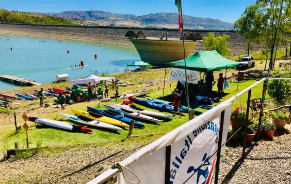 Leonforte: al lago Nicoletti la disputa del Campionato siciliano di canoa
