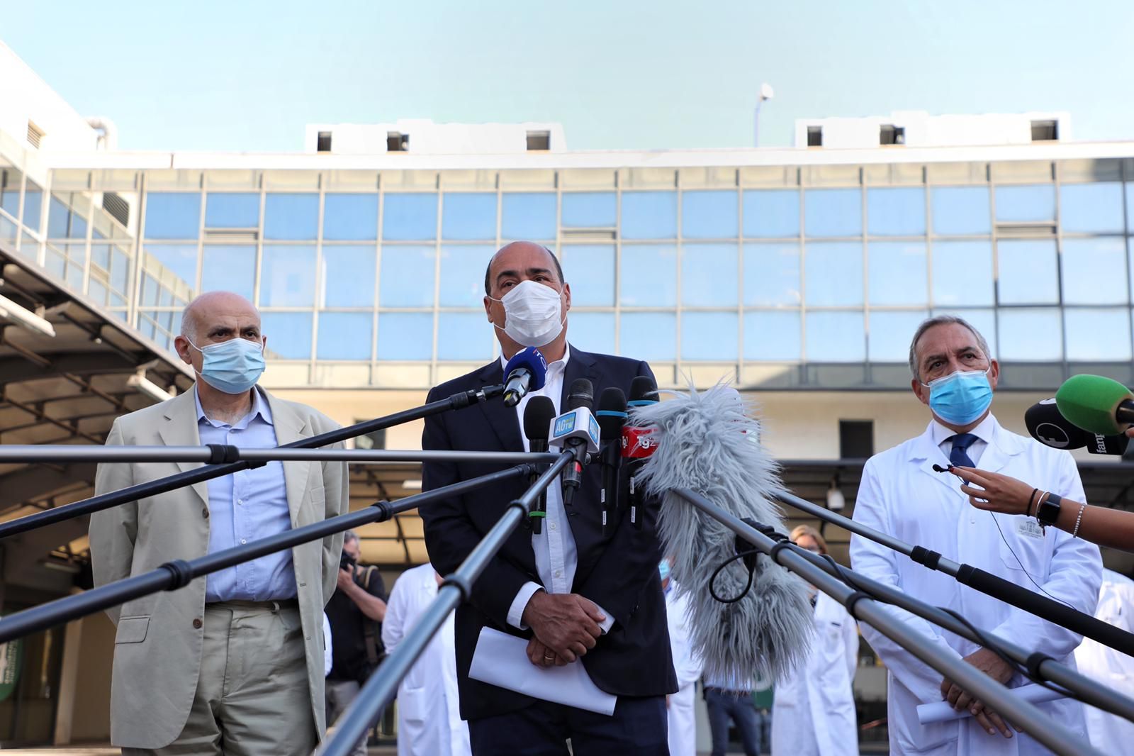 Coronavirus, Zingaretti “giornata importante per la scienza italiana”