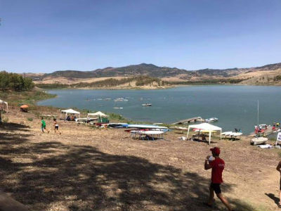 Al Lago Nicoletti il campionato siciliano di velocità di canoa