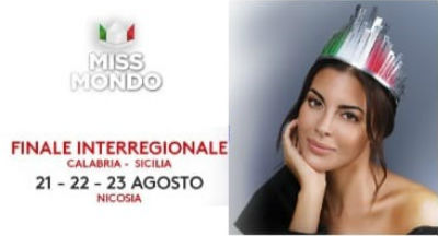 A Nicosia la finale interregionale Miss Mondo Sicilia Calabria