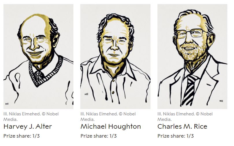Il Nobel per la Medicina a tre virologi per studi sull’Epatite C