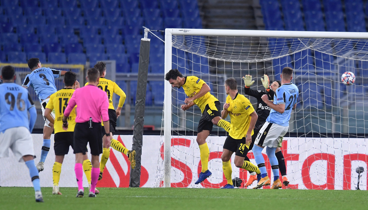 La Lazio inizia la Champions vincendo, 3-1 al Borussia Dortmund