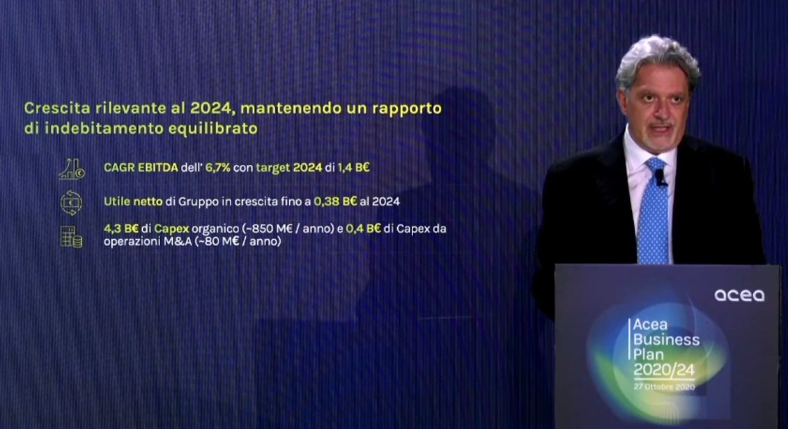 Acea, nel nuovo piano industriale investimenti per 4,7 miliardi