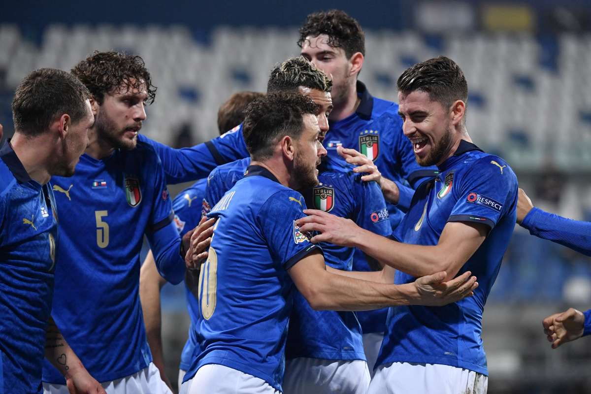Jorginho-Berardi, l’Italia batte la Polonia 2-0 in Nations League