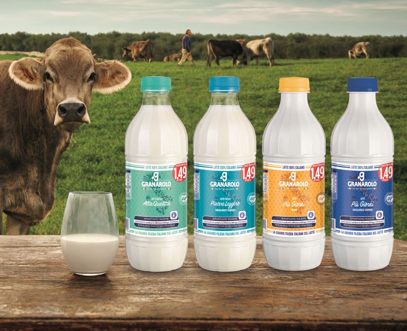 Granarolo sostiene diffusione Immuni su etichetta bottiglie di latte