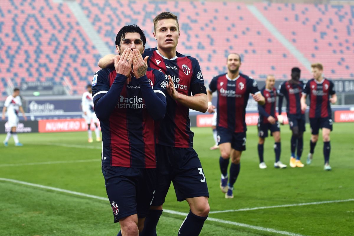 Il Bologna supera di misura il Crotone, decide Soriano