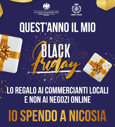 Nicosia: appello del Presidente della Confcommercio in vista del black friday