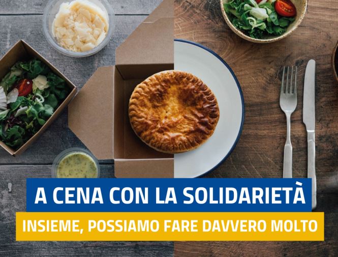 “A Cena con la Solidarietà” per mille famiglie in difficoltà