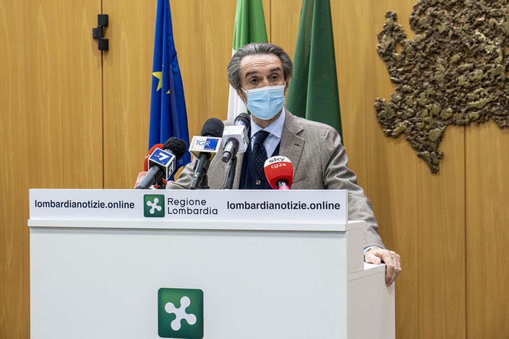 Coronavirus, Fontana “Lombardia zona gialla dall’11 dicembre”