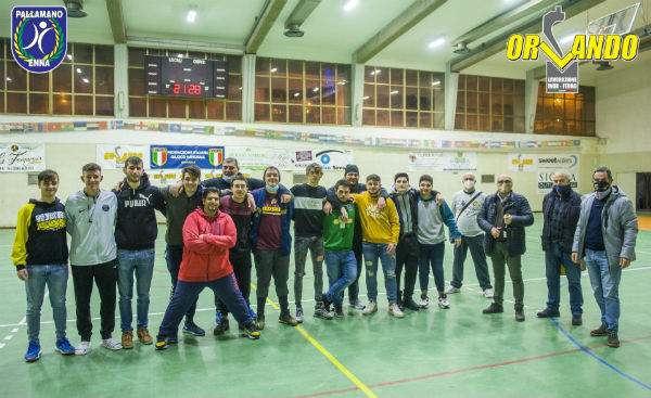 La Orlando Pallamano Haenna in allenamento in vista della ripresa del campionato