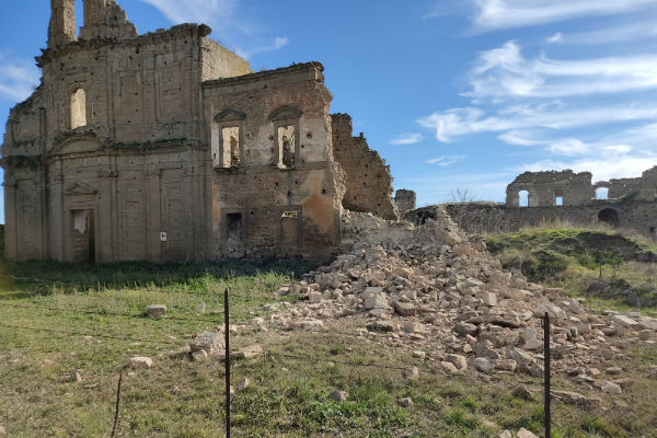 Troina, crollata la facciata del convento San Michele il Nuovo