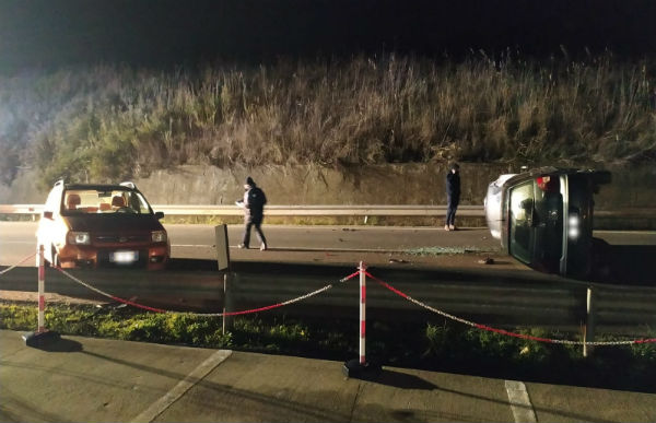 Incidente, nel pomeriggio, sulla Pergusina, due feriti trasportati all’Umberto I un 25enne ed un 76enne