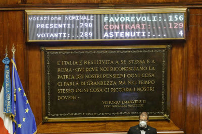 Mes, il Senato approva la risoluzione di maggioranza con 156 sì. Assente (ingiustificato?) il senatore ennese Trentacoste