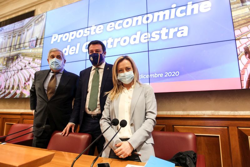 Governo, Centrodestra “Conte si dimetta o chieda voto di fiducia”