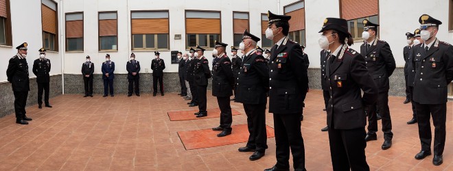 Il Generale di Corpo d’Armata Gianfranco Cavallo, nuovo Comandante Interregionale dei Carabinieri in visita ad Enna