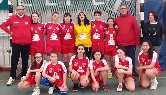 Mattroina Aretusa campionesse regionali under 15 di pallamano femminile