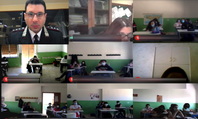 Video-lezione dei Carabinieri con i ragazzi dell’Istituto Falcone di Barrafranca
