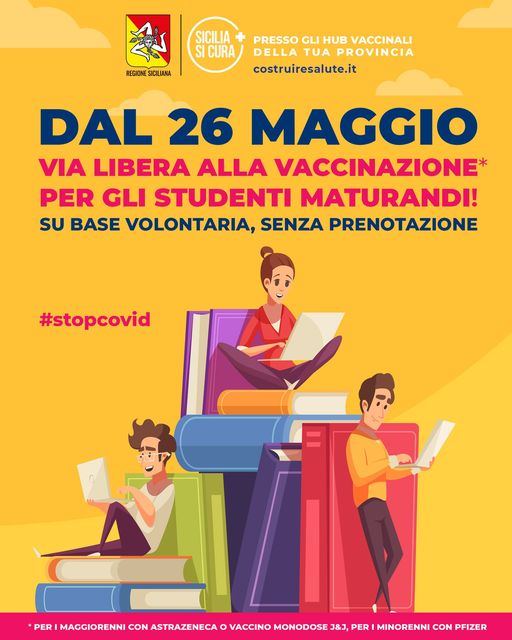 ASP Enna: al via la vaccinazione per i maturandi