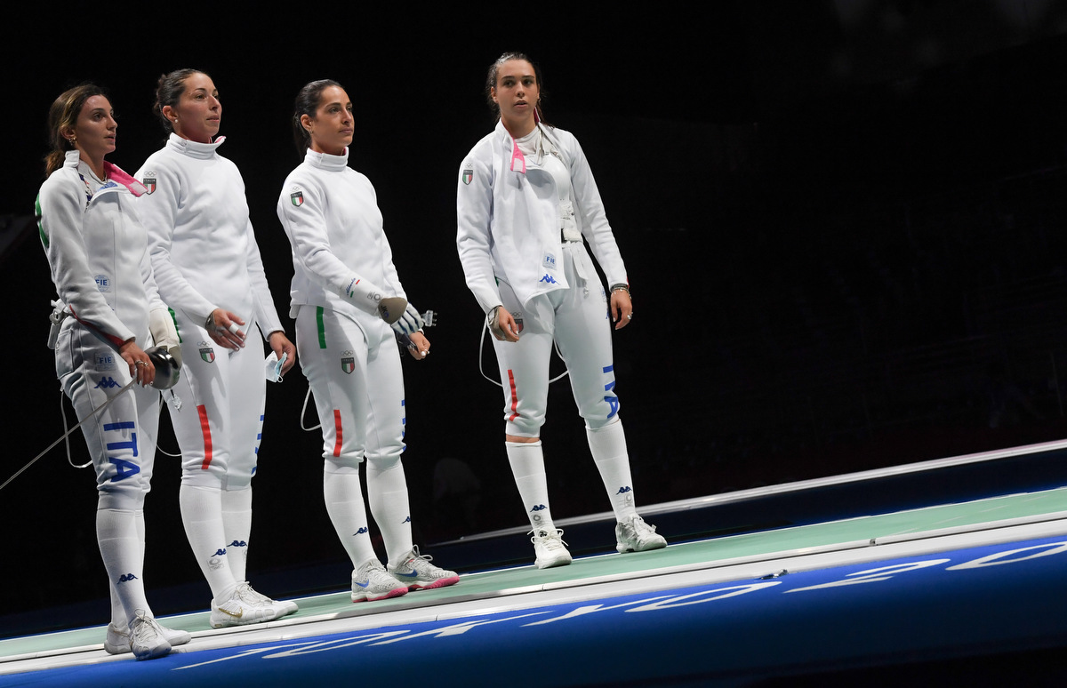 Bronzo per l’Italscherma nella spada a squadre donne