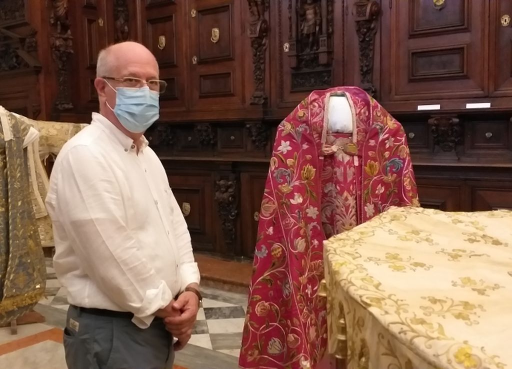 Il prefetto di Palermo Forlani in visita al museo di Casa Professa