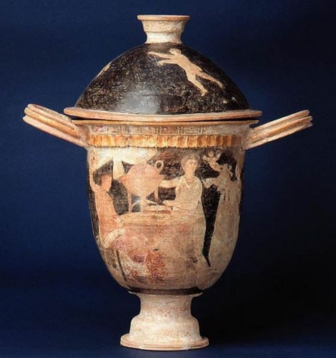 Il vaso nero policromo tardo-ellenistico “Pisside Centuripina” esposto al Museo di Amsterdam ritornerà in Sicilia dopo 50 anni