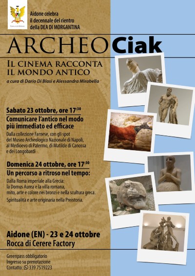 Aidone: “ArcheoCiak: il cinema racconta il mondo antico”