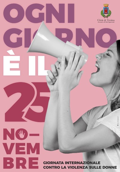 Comune Troina lancia campagna: “ogni giorno è il 25 novembre”