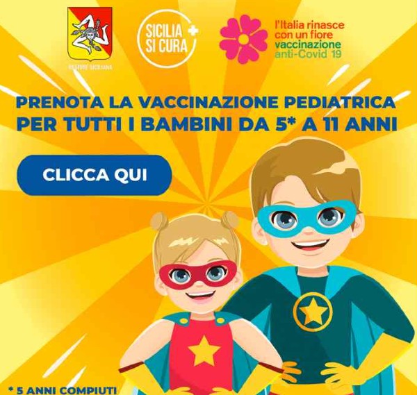 ASP Enna. Centri vaccinali pediatrici anti Covid-19