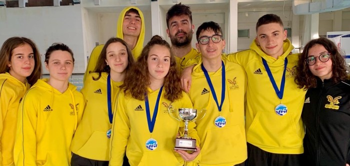 La Fenice Nuoto Enna quattro medaglie d’oro con quattro titoli regionali assoluti e di categoria