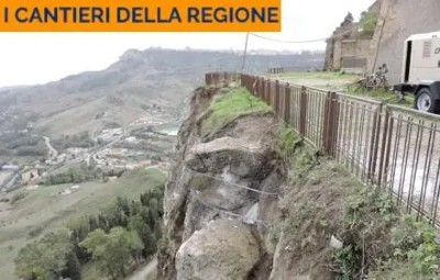 Calascibetta, procedono spediti i lavori sul belvedere