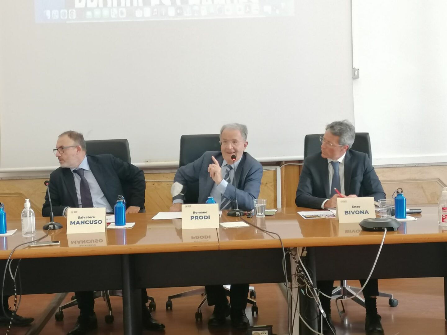 Lectio magistralis di Romano Prodi a Scienze politiche a Palermo