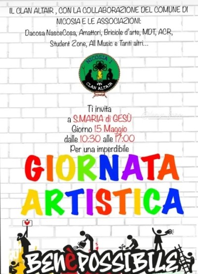 Il Gruppo Scout Nicosia 1 dà vita a una Giornata Artistica