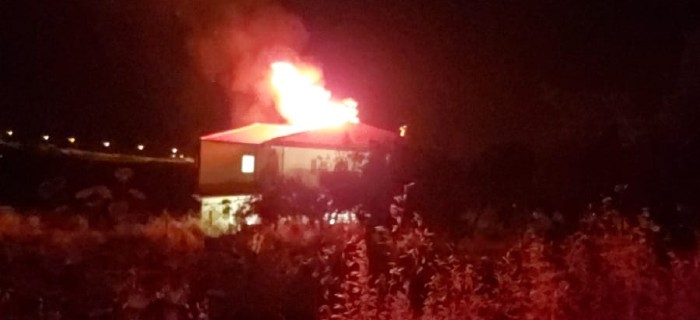 Incendio in una abitazione di contrada Raisa a Catenanuova
