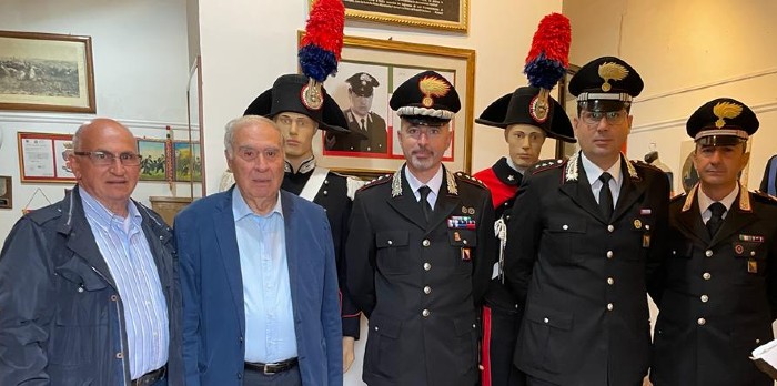 Visita al Museo Bellico e alla sede ANC di Barrafranca del Comandante Provinciale dei Carabinieri