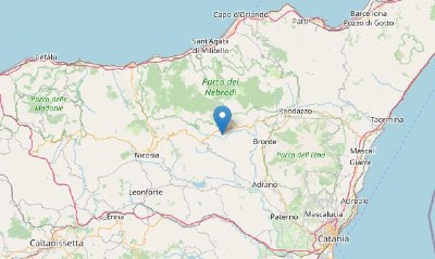 Terremoto ML 2.6 il 19-11-2022 ore 00:40 a San Teodoro (ME) – avvertito nella zona Nord della provincia di Enna