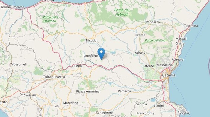 Terremoto ML 2.0 il 12-01-2023 ore 21:11:07 a 6 km E Assoro