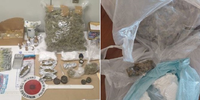 Agira: arrestati padre e figlio, avevano 1 kg circa di marijuana e 314 gr. di cocaina