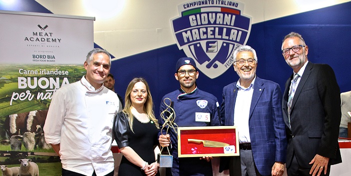 Federcarni. A Tuttofood miglior giovane macellaio d’Italia è Angelo Capizzi originario di Piazza Armerina