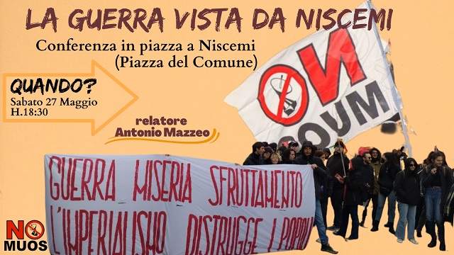 La guerra vista da Niscemi