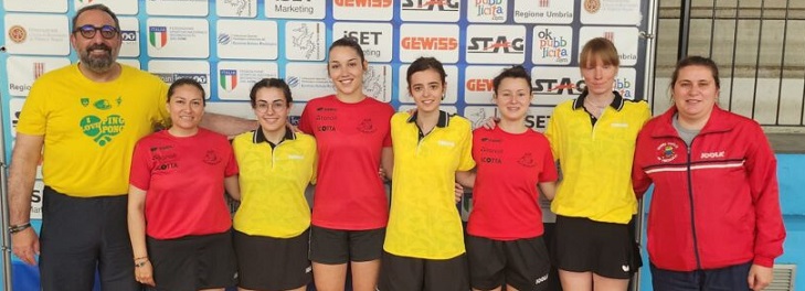 Enna. Ausonia femminile rimane nel campionato nazionale di serie A2 di tennis da tavolo