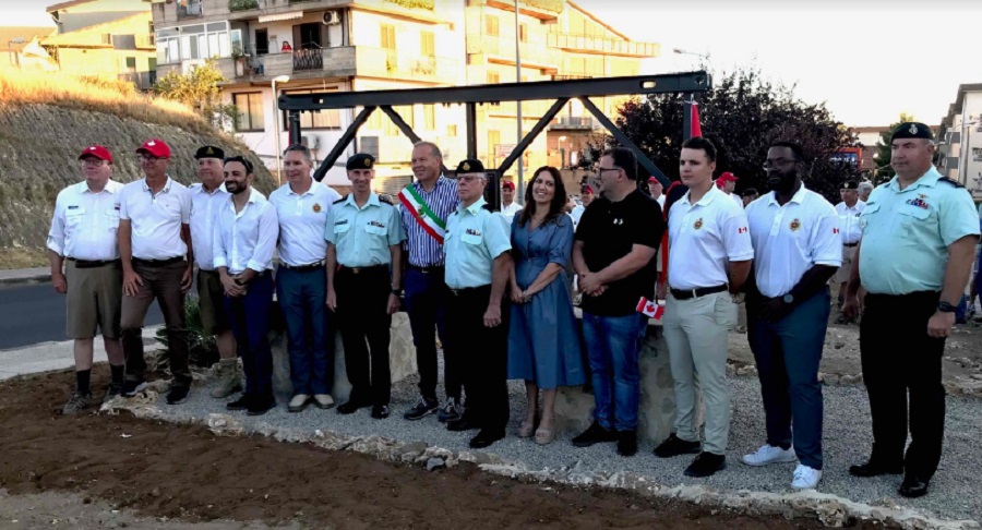 Il primo ponte Bailey in Europa, un monumento ricorda la liberazione di Leonforte