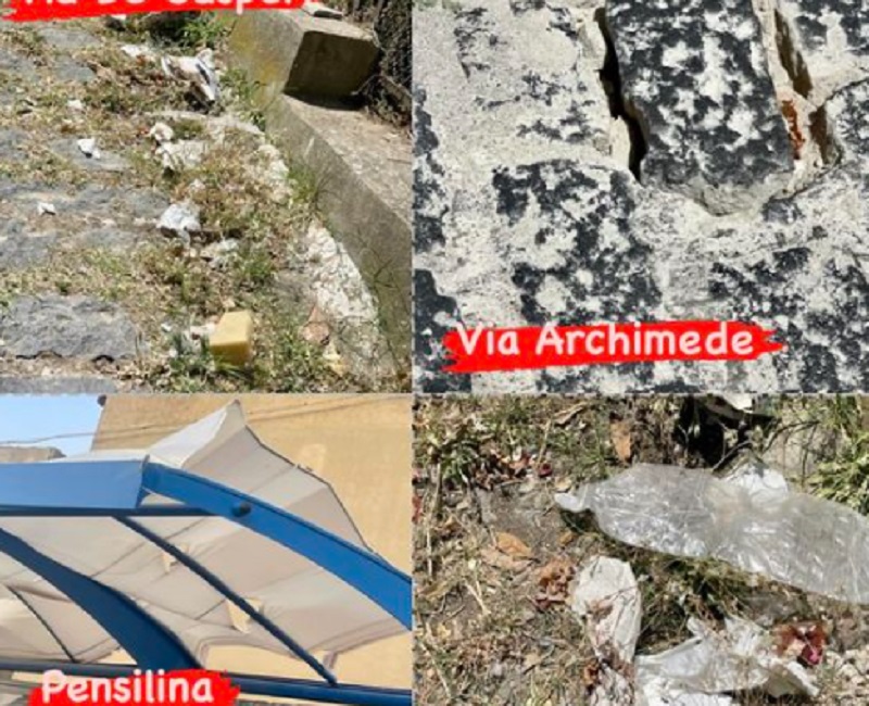 Strade sporche e pensiline a pezzi, protesta di 4 consiglieri di Valguarnera