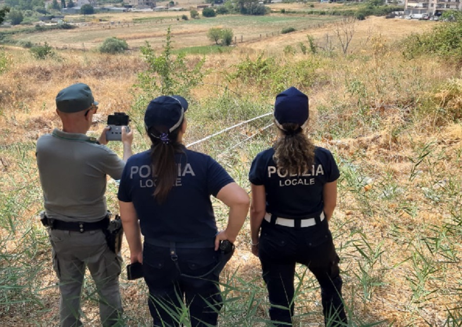 Rischio incendi, 100 multe a Enna ai proprietari di terreni incolti