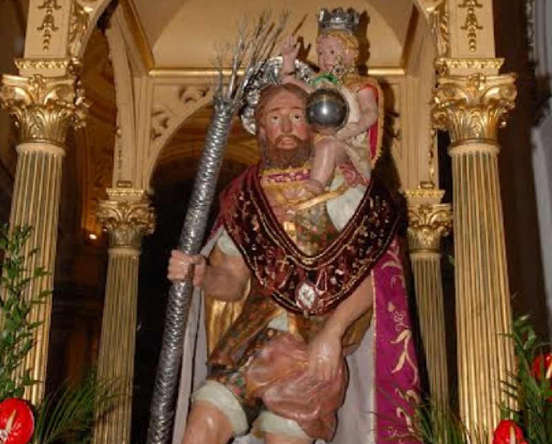 Festa di San Cristoforo, chiusura con processione e fuochi d’artificio