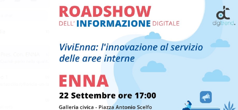 Parte da Enna il Roadshow dell’informazione digitale