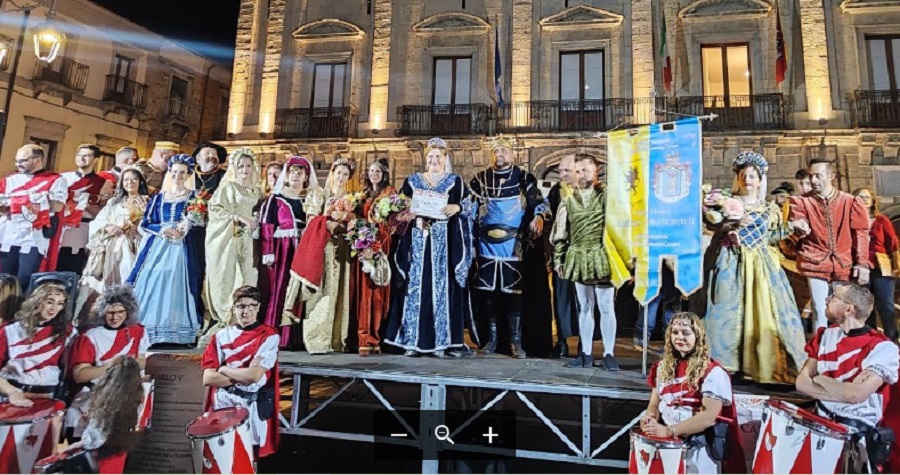 Corteo storico di Carlo V, Abatellis Branciforti a Nicosia